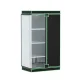 Greenfingers Hydroponics Grow Tent 100x60x180cm, 4-Tier Mylar, Steel Frame, Transparent Door, for Indoor Plant Growth