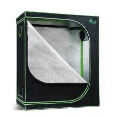 Greenfingers 120x60x150CM Hydroponics Grow Tent Kit – Sturdy Steel Frame, 600D Oxford Fabric, Easy Assembly