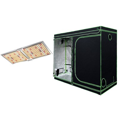 Greenfingers Grow Tent Light Kit 240x120x200CM 2200W LED Full Spectrum, Easy Setup, Sturdy Steel Frame, Smart App Control Greenfingers Grow Tent Light Kit 240x120x200CM 2200W LED Full Spectrum, Easy Setup, Sturdy Steel Frame, Smart App Control