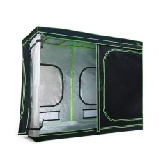 Greenfingers Grow Tent 280x140x200CM | Hydroponics Kit | Waterproof 600D Oxford | Easy Setup | Black & Green