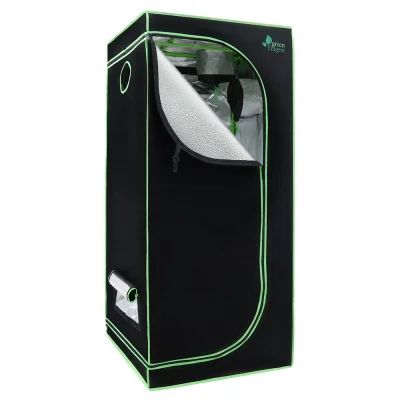 Greenfingers Hydroponics Grow Tent 70x70x160CM | 1680D Oxford Cloth | Sturdy Steel Frame | Indoor Plant Room System