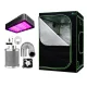 Greenfingers 150x150x200CM Grow Tent Kit with 1000W Full Spectrum LED, 4" Ventilation Fan, Carbon Filter & 5m Duct