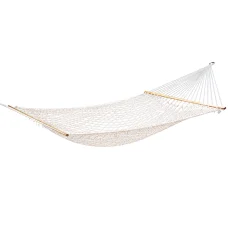 Gardeon 2-Person Hammock Bed Outdoor Chair - Cotton & Polyester Blend, 180kg Capacity, 340cm Length, Indoor/Outdoor Use