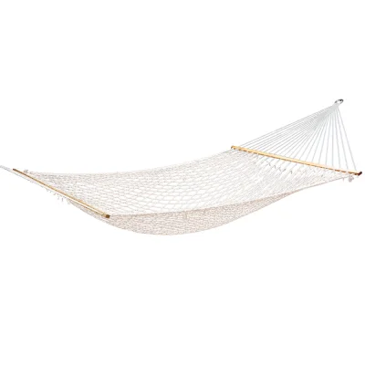 Gardeon 2-Person Hammock Bed Outdoor Chair - Cotton & Polyester Blend, 180kg Capacity, 340cm Length, Indoor/Outdoor Use