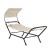 Gardeon Beige Hammock Bed with Stand – Durable Steel Frame, Weather-Resistant, Detachable Pillow, 230x90x158cm