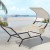 Gardeon Beige Hammock Bed with Stand – Durable Steel Frame, Weather-Resistant, Detachable Pillow, 230x90x158cm