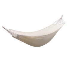 Gardeon Hammock Bed w/ Travel Bag - Cream, Cotton & Polyester, 300x145cm, Supports 200kg, Indoor/Outdoor Use