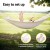 Gardeon Hammock Bed w/ Travel Bag - Cream, Cotton & Polyester, 300x145cm, Supports 200kg, Indoor/Outdoor Use