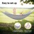 Gardeon Grey Hammock Bed w/ Travel Bag - Durable Cotton & Polyester, 300cm Length, Supports 200kg, Indoor/Outdoor Use