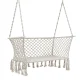 Gardeon Cream 2-Person Hammock Chair - Handmade, Tassels, Cotton-Poly Blend, Indoor/Outdoor, 200kg Capacity