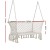 Gardeon Cream 2-Person Hammock Chair - Handmade, Tassels, Cotton-Poly Blend, Indoor/Outdoor, 200kg Capacity