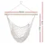 Gardeon Hammock Chair, Cotton & Wood, 99.5 x 114cm, Cream, Outdoor/Indoor Hanging Seat, Camping & Relaxation