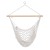 Gardeon Hammock Chair, Cotton & Wood, 99.5 x 114cm, Cream, Outdoor/Indoor Hanging Seat, Camping & Relaxation
