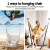 Gardeon Hammock Chair with Stand, Polyester-Cotton, Cream, 100x45x145cm, Outdoor/Indoor Relaxation Retreat