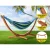 Gardeon Outdoor Timber Hammock with Wooden Stand, 2-Person, UV Resistant, 330cm Sky Blue Fabric, 200kg Capacity