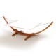 Gardeon Outdoor Timber Hammock with Stand – Durable Larch Wood Frame, Soft Polyester-Cotton, 2-Person, 200kg Capacity