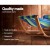 Gardeon Kids Timber Hammock Bed - Durable Larch Wood, Sky Blue Cotton-Poly Blend, 45kg Capacity for Outdoor Fun