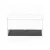 Artiss Clear Acrylic Display Case 35x15x15cm with Dustproof Enclosure & Black Base - Durable Showcase for Collectibles