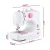 Devanti 12-Stitch Mini Sewing Machine for Beginners - Portable, LED-Lit, Compact Design with Foot Pedal & Accessories