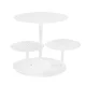 5-Star Chef 5-Tier Acrylic Cake Stand, 31cm Tall, Clear UV-Protected Display Holder for Wedding and Party Desserts