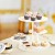 5-Star Chef 5-Tier Acrylic Cake Stand, 31cm Tall, Clear UV-Protected Display Holder for Wedding and Party Desserts