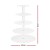 5-Star Chef 5-Tier Acrylic Cake Stand, 40cm Clear Display Holder, Detachable Layers, UV-Protected, Stable Base