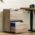 Artiss Oak Filing Cabinet, 2-Drawer, E1 Particle Board, 47x41x72cm, Smooth Glide, Office Storage with Suspension Files