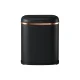Devanti 38L Motion Sensor Bin - Black Steel, Fingerprint-Resistant, Noise-Free, Hands-Free, with Odour Control