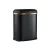 Devanti 38L Motion Sensor Bin - Black Steel, Fingerprint-Resistant, Noise-Free, Hands-Free, with Odour Control
