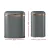 Devanti 38L Motion Sensor Rubbish Bin - Grey Steel, Fingerprint-Resistant, Hands-Free, Noise-Free, Soft Close