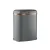 Devanti 38L Motion Sensor Rubbish Bin - Grey Steel, Fingerprint-Resistant, Hands-Free, Noise-Free, Soft Close