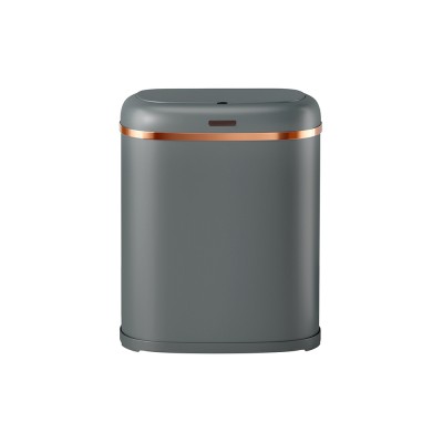 Devanti 38L Motion Sensor Rubbish Bin - Grey Steel, Fingerprint-Resistant, Hands-Free, Noise-Free, Soft Close Devanti 38L Motion Sensor Rubbish Bin - Grey Steel, Fingerprint-Resistant, Hands-Free, Noise-Free, Soft Close