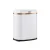 Devanti 38L Motion Sensor Bin, White Steel, Hands-Free & Noise-Free, Fingerprint-Resistant, Soft Close, 1-Year Warranty