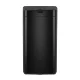 Devanti 45L Motion Sensor Bin - Black Steel, Hands-Free, Fingerprint-Resistant, Soft Close, Odour & Noise Free