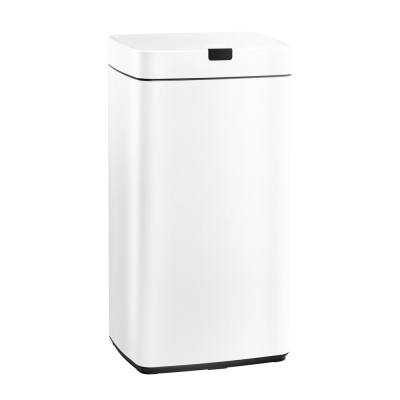 Devanti 45L Motion Sensor Bin in White - Hands-Free, Fingerprint-Resistant Steel with Soft Close & Manual Option Devanti 45L Motion Sensor Bin in White - Hands-Free, Fingerprint-Resistant Steel with Soft Close & Manual Option