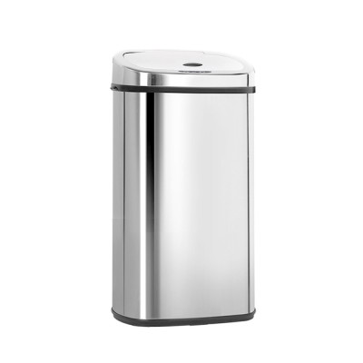 Devanti 50L Stainless Steel Motion Sensor Bin - Hands-Free, Soft Close, Fingerprint Resistant, Battery-Powered Devanti 50L Stainless Steel Motion Sensor Bin - Hands-Free, Soft Close, Fingerprint Resistant, Battery-Powered