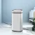 Devanti 58L Motion Sensor Bin - White Steel, Fingerprint-Resistant, Hands-Free, Soft Close, Noise & Odour-Free