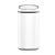Devanti 68L Motion Sensor Bin - White Steel, Hands-Free, Soft Close, Odour-Free, Fingerprint-Resistant, 28x37.5x77cm