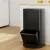 Devanti 70L Dual Compartment Motion Sensor & Pedal Bin - Black Steel, Fingerprint-Resistant, Soft Close, Noise-Free
