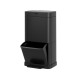 Devanti 70L Dual Compartment Motion Sensor & Pedal Bin - Black Steel, Fingerprint-Resistant, Soft Close, Noise-Free Devanti 70L Dual Compartment Motion Sensor & Pedal Bin - Black Steel, Fingerprint-Resistant, Soft Close, Noise-Free