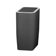 Devanti 9L Ash Black Motion Sensor Bin with Hands-Free Operation, Soft Close Lid, Odour Seal & Convenient Liner Holder