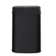 Devanti 50L Motion Sensor Rubbish Bin Black Stainless Steel Touchless Automatic Kitchen Waste Bin Odour-Free