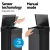 Devanti 50L Sensor Trash Bin, Black Iron, Hands-Free, Soft Close, USB/Battery Powered, Fingerprint-Resistant