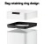 Devanti 50L Motion Sensor Trash Can - White Iron, Hands-Free, Soft Close, USB/Battery Powered, Fingerprint-Resistant Devanti 50L Motion Sensor Trash Can - White Iron, Hands-Free, Soft Close, USB/Battery Powered, Fingerprint-Resistant