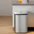 Devanti 50L Motion Sensor Rubbish Bin Stainless Steel Automatic Touchless Waste Bin with Liner Holder Silver