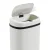 Devanti 50L Motion Sensor Bin - White Steel, Hands-Free, Odour-Free, Noise-Free, with Soft Close & Liner Holder
