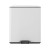 Cefito Pedal Bin, Carbon Steel, 40L Dual Compartment, White, 46x31x53cm, Anti-Rust, Soft Closing, Easy Clean