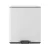 Cefito Pedal Bin, Carbon Steel, 40L Dual Compartment, White, 46x31x53cm, Anti-Rust, Soft Closing, Easy Clean