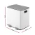 Cefito 40L Dual Compartment Pedal Bin, Carbon Steel, Soft Close, Anti-Rust, Waterproof, White, 2x20L Capacity