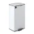 Cefito 40L White Pedal Bin: Steel/Stainless Steel, Soft-Close, Anti-Rust, Waterproof, Easy-Clean for Kitchen/Office